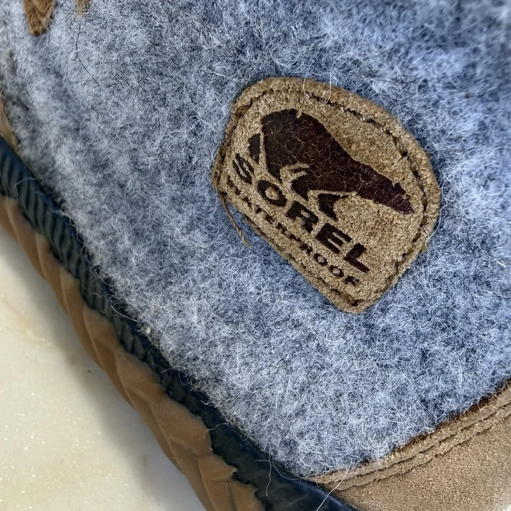 Sorel Women's Out n About Plus Wool Insulated Waterproof Duck Boots Size 5